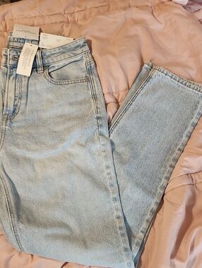 American Eagle Outfitters Light Blue Straight Leg Jeans